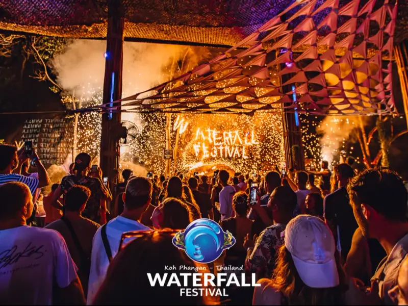 Waterfall Party
